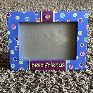 🍒2/$15🍒 Hand painted “best friends” picture frame
